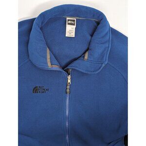 The North Face Mens Blue/Black Shell Full Zip Jacket Size‎ Large